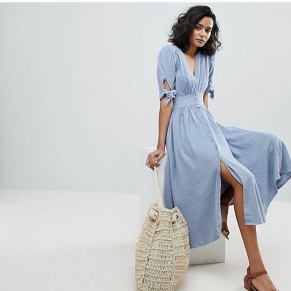 Free people love of my life midi dress